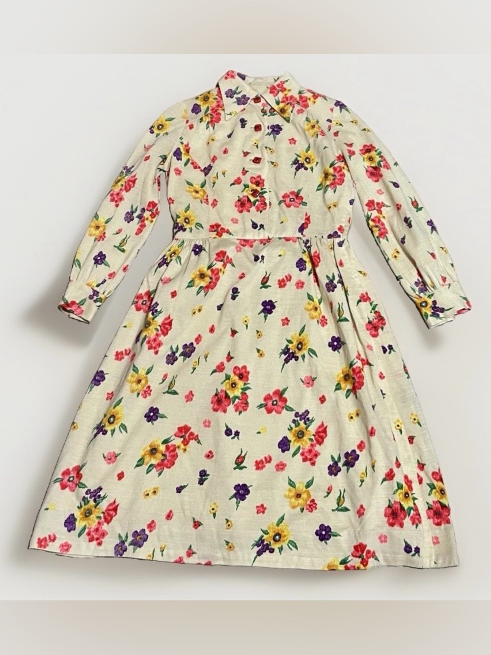 Vintage Floral Dress Size 4-6